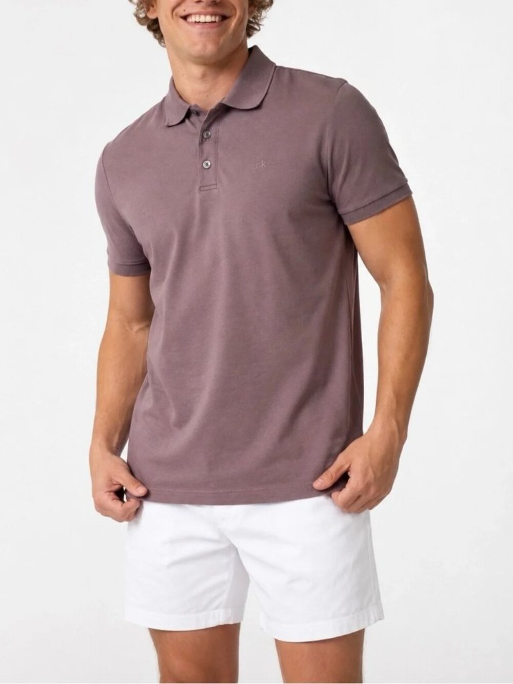 Calvin Klein Liquid Touch Rose Polo Large